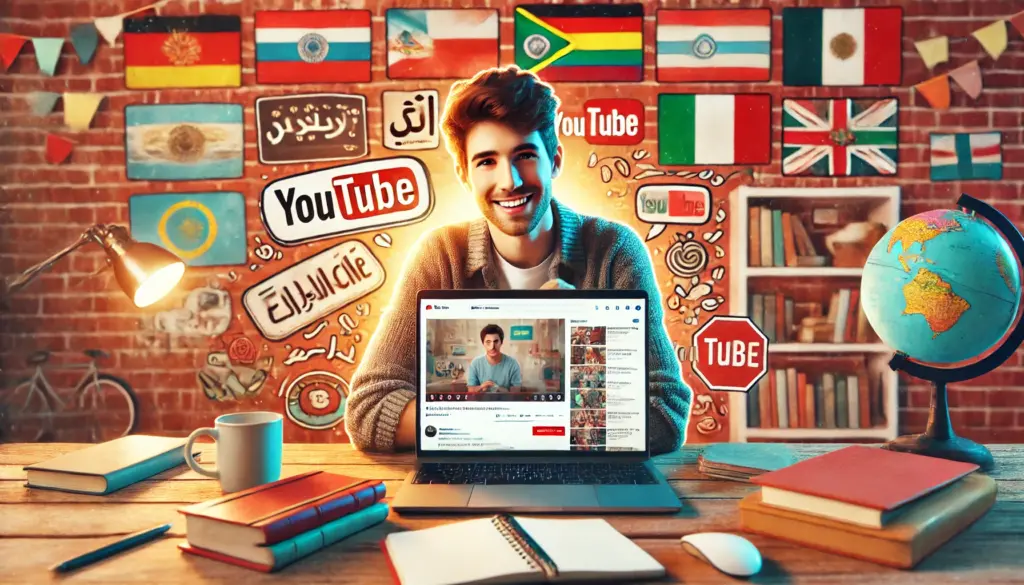 آموزش زبان در یوتیوب