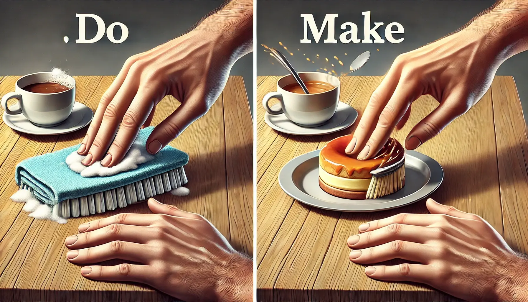 تفاوت ‘Do’ و ‘Make’ در انگلیسی