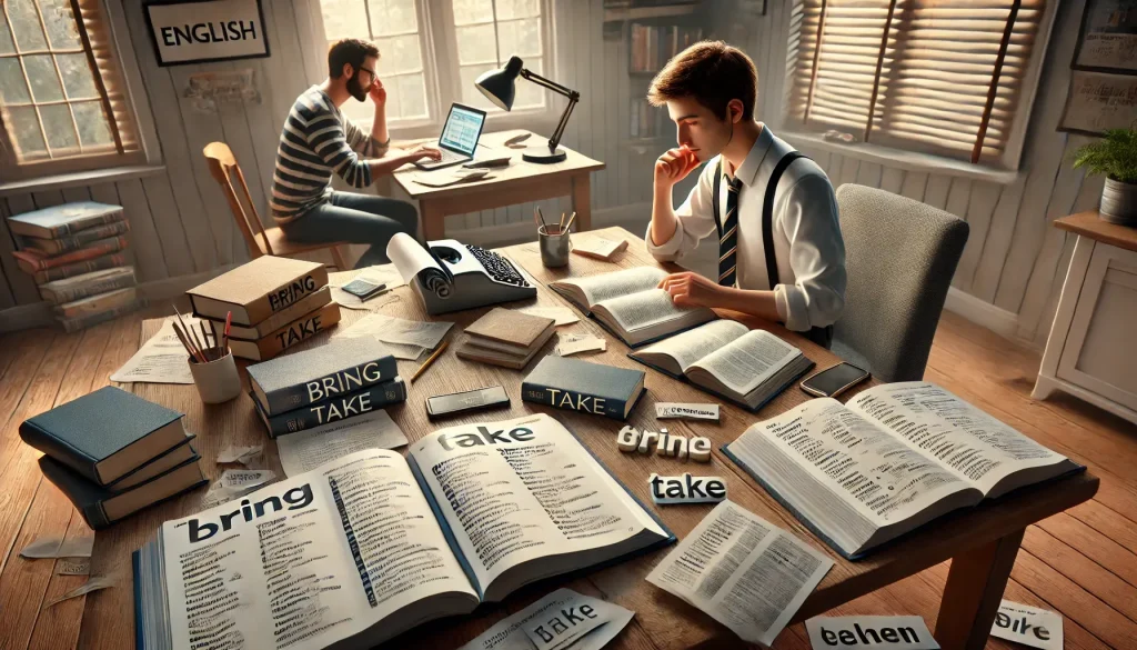 تفاوت Bring و Take در انگلیسی