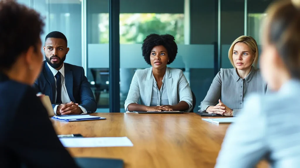 u1413843261 A realistic professional job interview scene in a f839ca89 2244 4eeb 803e c2dc33c4af83 0