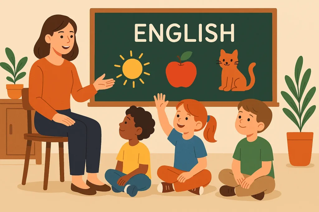 چگونه زبان انگلیسی را به کودکان آموزش دهیم ؟