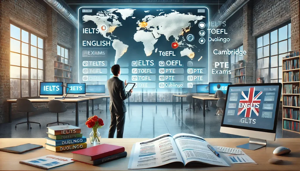 کدام کشور و کدام آزمون انگلیسی ؟