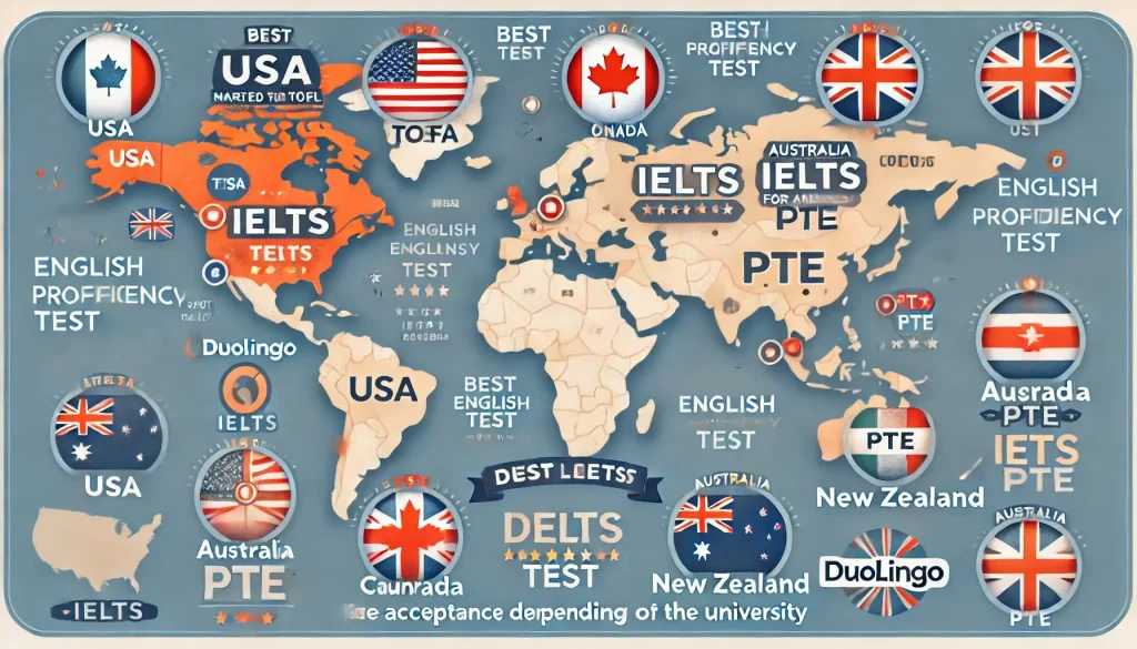 مقایسه آزمون ‌های زبان انگلیسی بین ‌المللی
