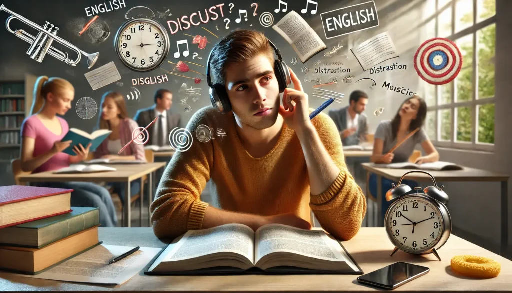 راه‌ های افزایش تمرکز هنگام مطالعه زبان انگلیسی