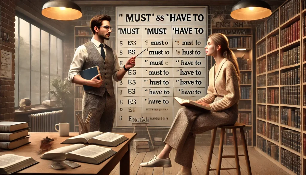 تفاوت اساسی بین Must و Have to