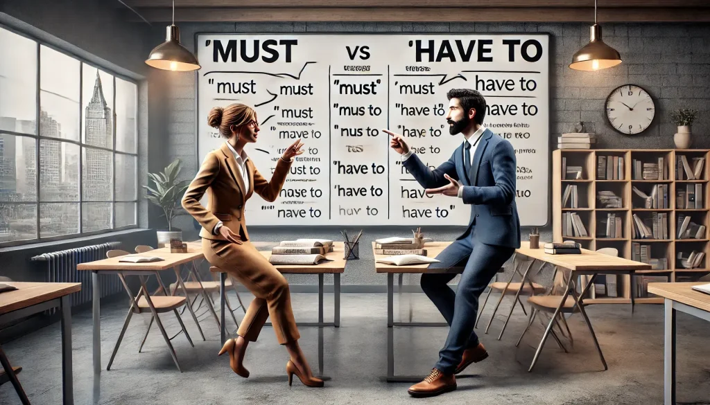 تفاوت اساسی بین Must و Have to