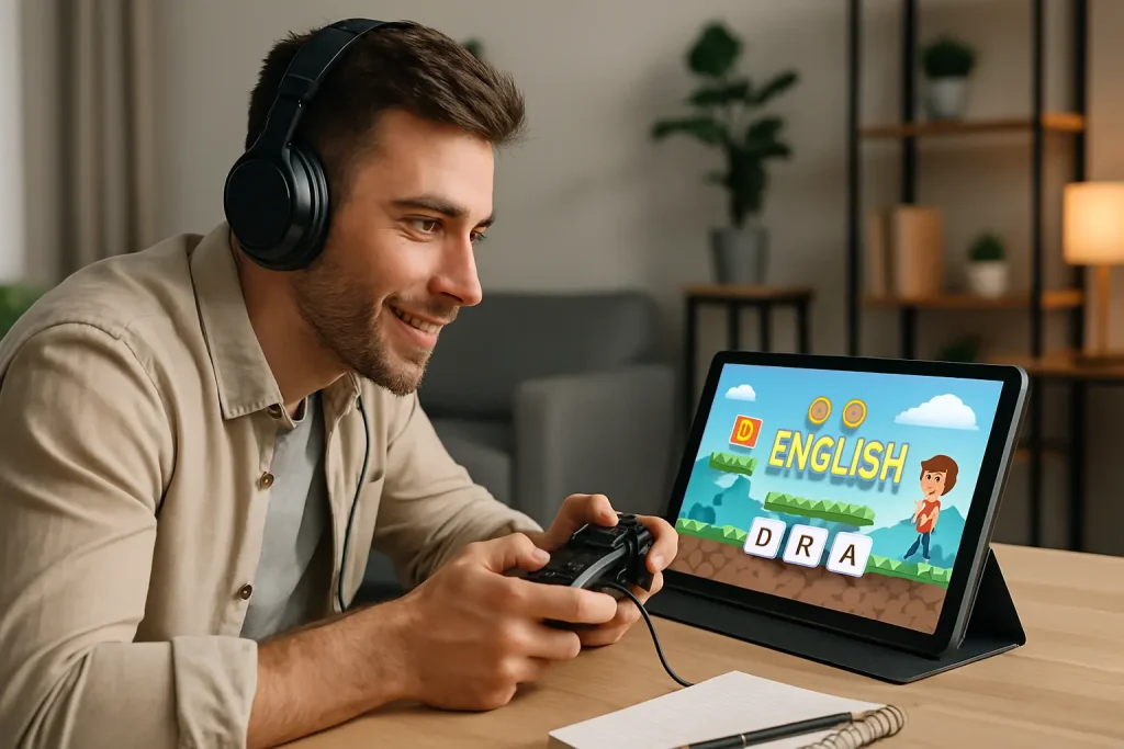 آموزش زبان انگلیسی از طریق بازی ‌های تعاملی جذاب