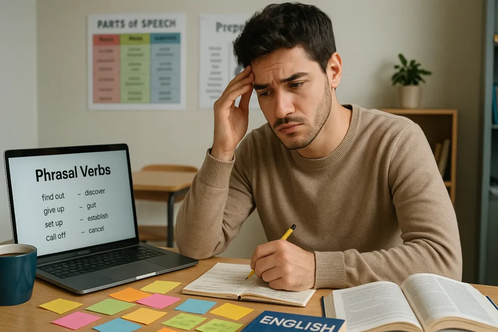 آموزش افعال عبارتی در زبان انگلیسی+مثال های کاربردی