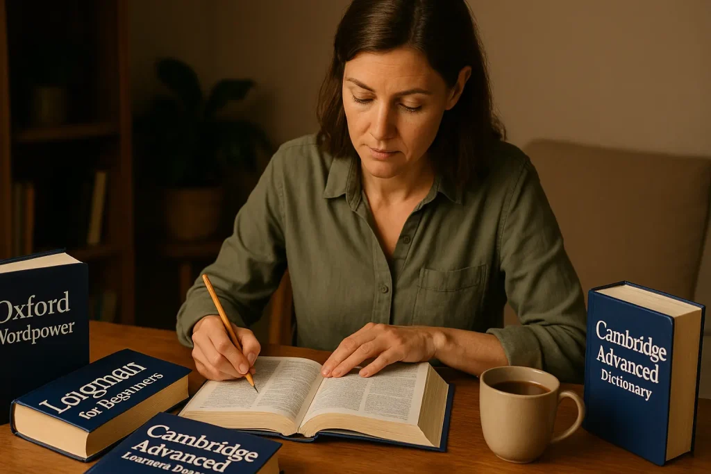 نحوه استفاده درست از دیکشنری در زبان انگلیسی