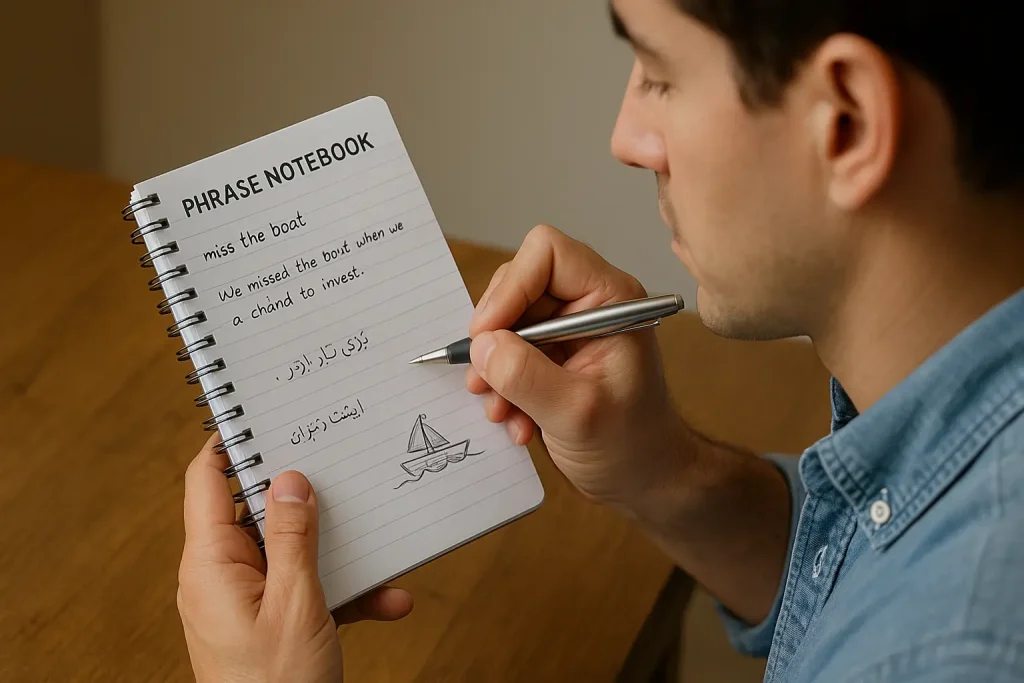 چگونه عبارات کاربردی انگلیسی را در ذهن نگه داریم ؟