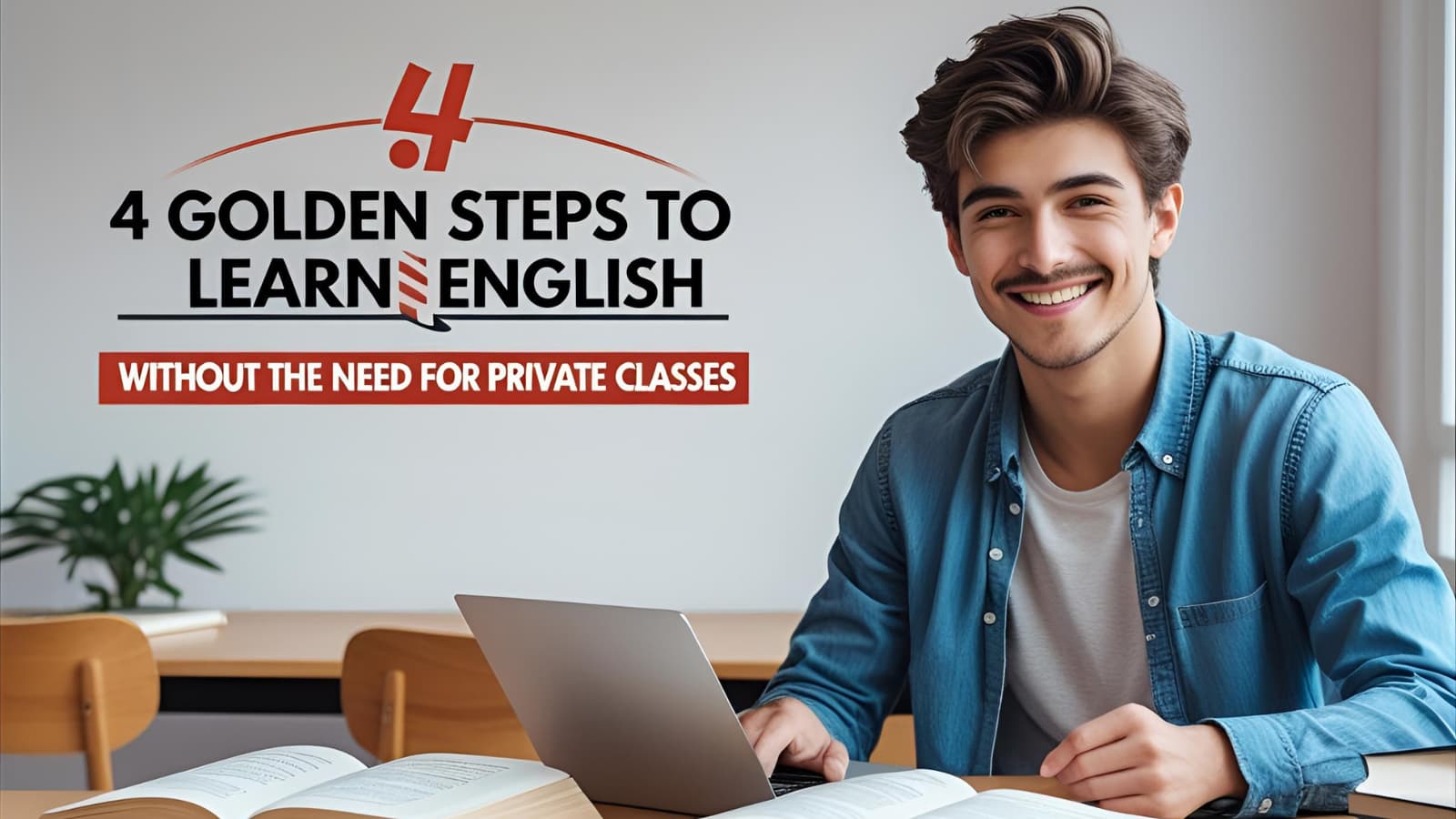 ۴ مرحله طلایی برای یادگیری سریع انگلیسی بدون نیاز به کلاس خصوصی