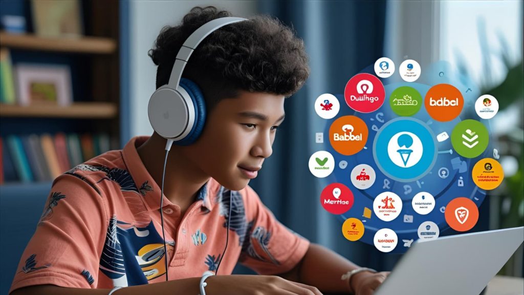 دوره‌های آنلاین برتر سال ۲۰۲۵ برای یادگیری سریع‌تر زبان