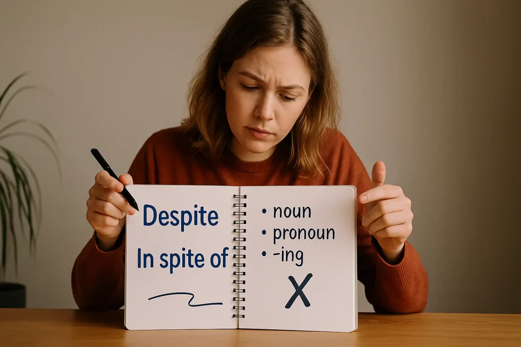 فرق Despite و In spite of آموزش کامل
