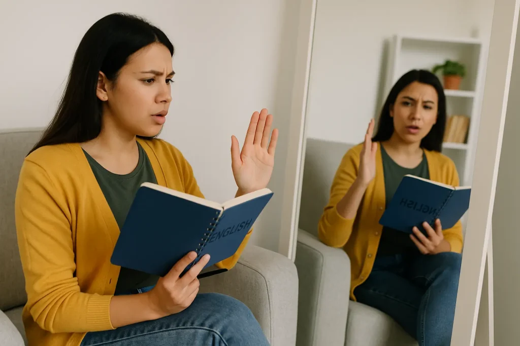 چگونه مکالمه انگلیسی را به تنهایی تمرین کنیم ؟