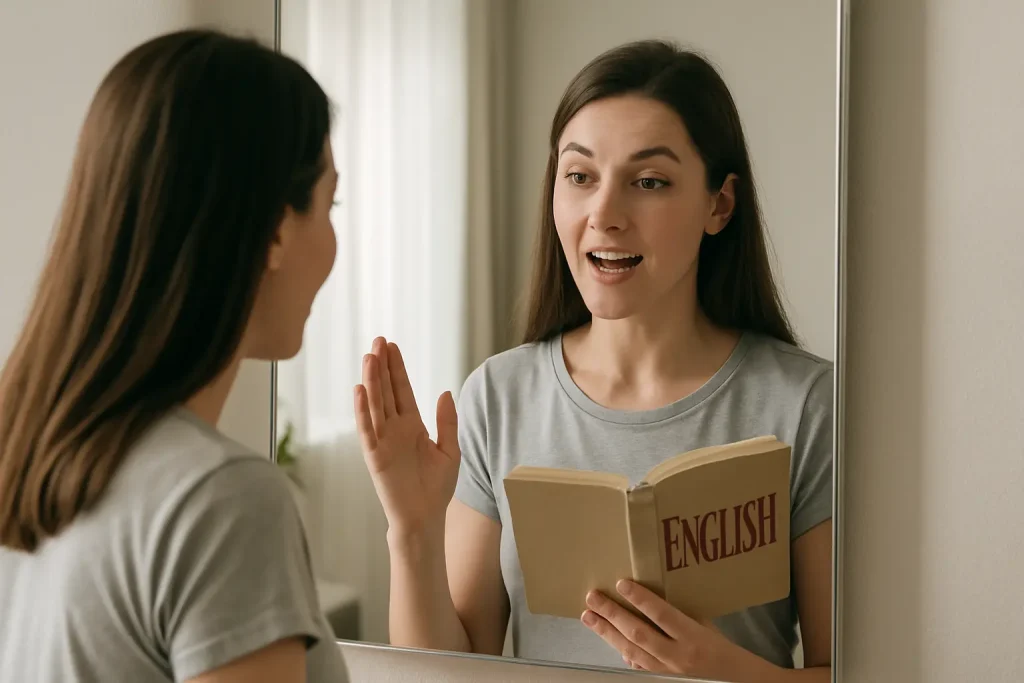 چگونه مکالمه انگلیسی را به تنهایی تمرین کنیم ؟