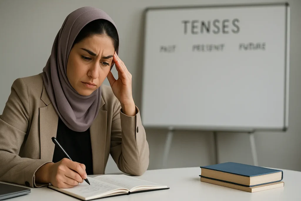 زمان ‌ها برای زبان ‌آموزان ایرانی مثل یک معمای بزرگ هستند . دلیلش هم ساده است : در فارسی ما ساختار ساده‌ تری داریم ، اما در انگلیسی جزئیات دقیق ‌تری وجود دارد . در این مقاله دیدیم که ده اشتباه رایج مثل استفاده از حال ساده به جای حال استمراری ، اشتباه گرفتن گذشته ساده با حال کامل ، یا استفاده نادرست از شرطی ‌ها بارها و بارها تکرار میشوند . اما خبر خوب این است که با تمرین آگاهانه، دیدن فیلم ، نوشتن و مقایسه مثال ‌ها میتوانید به ‌راحتی این اشتباهات را کنار بگذارید . به یاد داشته باشید : هدف از یادگیری زمان‌ ها این نیست که استاد قواعد شوید ، بلکه این است که بتوانید روان و درست منظور خود را منتقل کنید . پس تمرین را به زندگی واقعی بیاورید و اجازه دهید زمان‌ ها کم‌ کم برایتان طبیعی شوند .