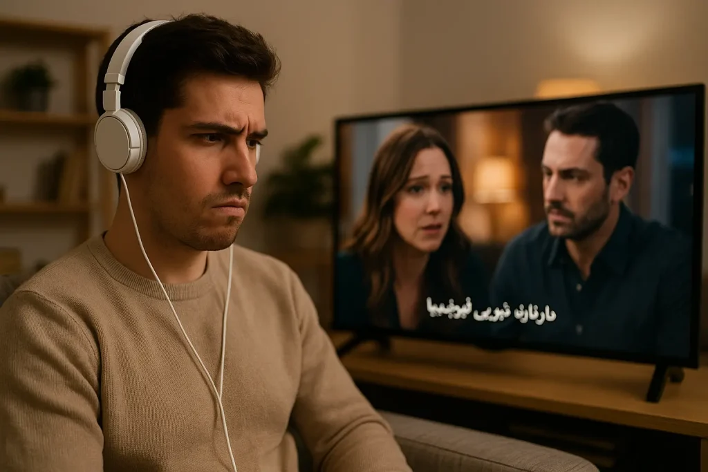 آسیب زیرنویس فارسی به Listening انگلیسی