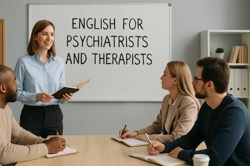آموزش زبان انگلیسی برای روان‌ پزشکان و تراپیست‌ ها