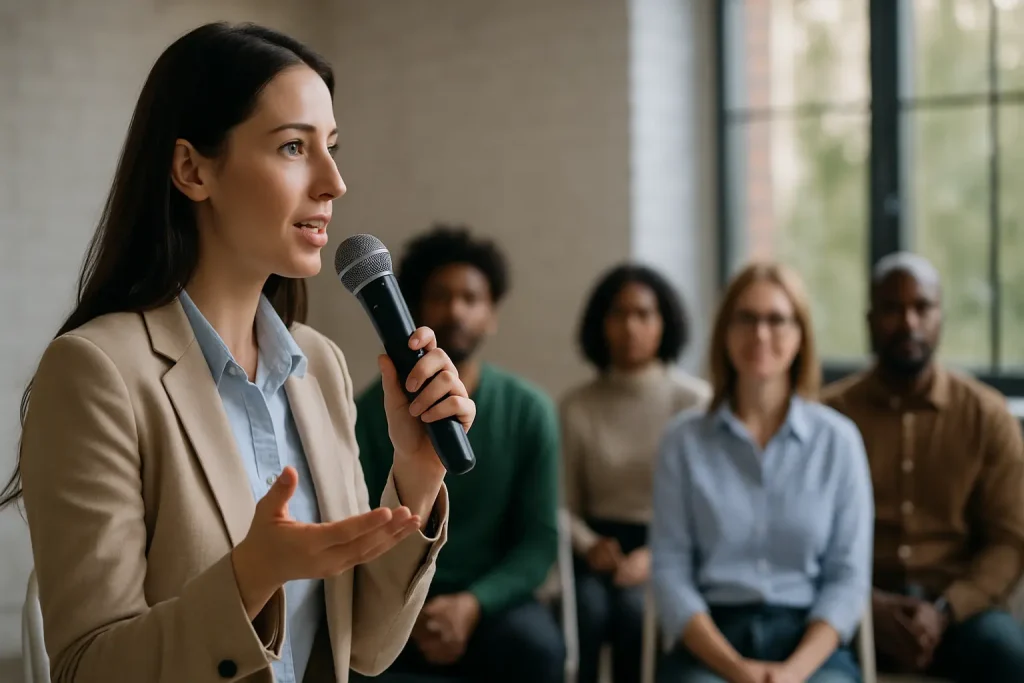 آموزش زبان انگلیسی برای سخنرانی‌ های عمومی (Public Speaking)