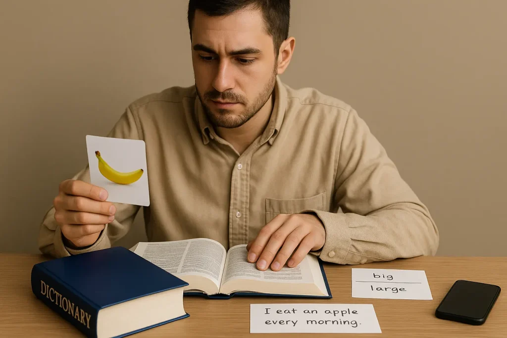 یادگیری زبان انگلیسی با دیکشنری فارسی ؛ کمک یا مانع ؟