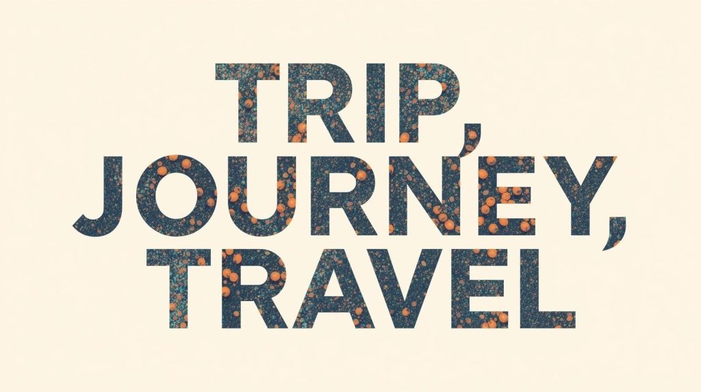 فرق بین trip ، journey و travel در آموزش زبان انگلیسی