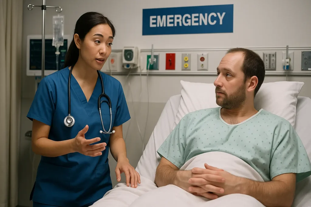 اصطلاحات انگلیسی در بیمارستان و اورژانس