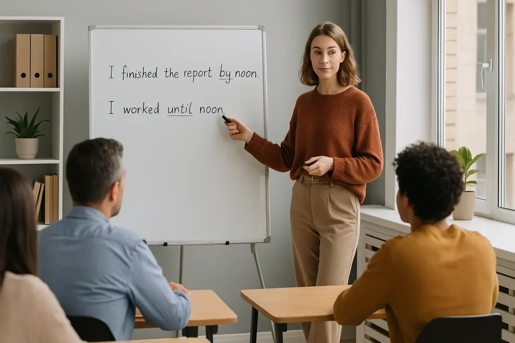 تفاوت BY ، UNTIL و TILL در زبان انگلیسی