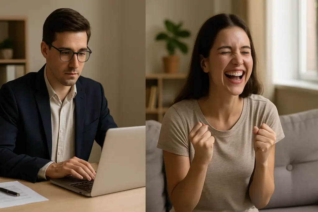 تفاوت look forward to و be excited about